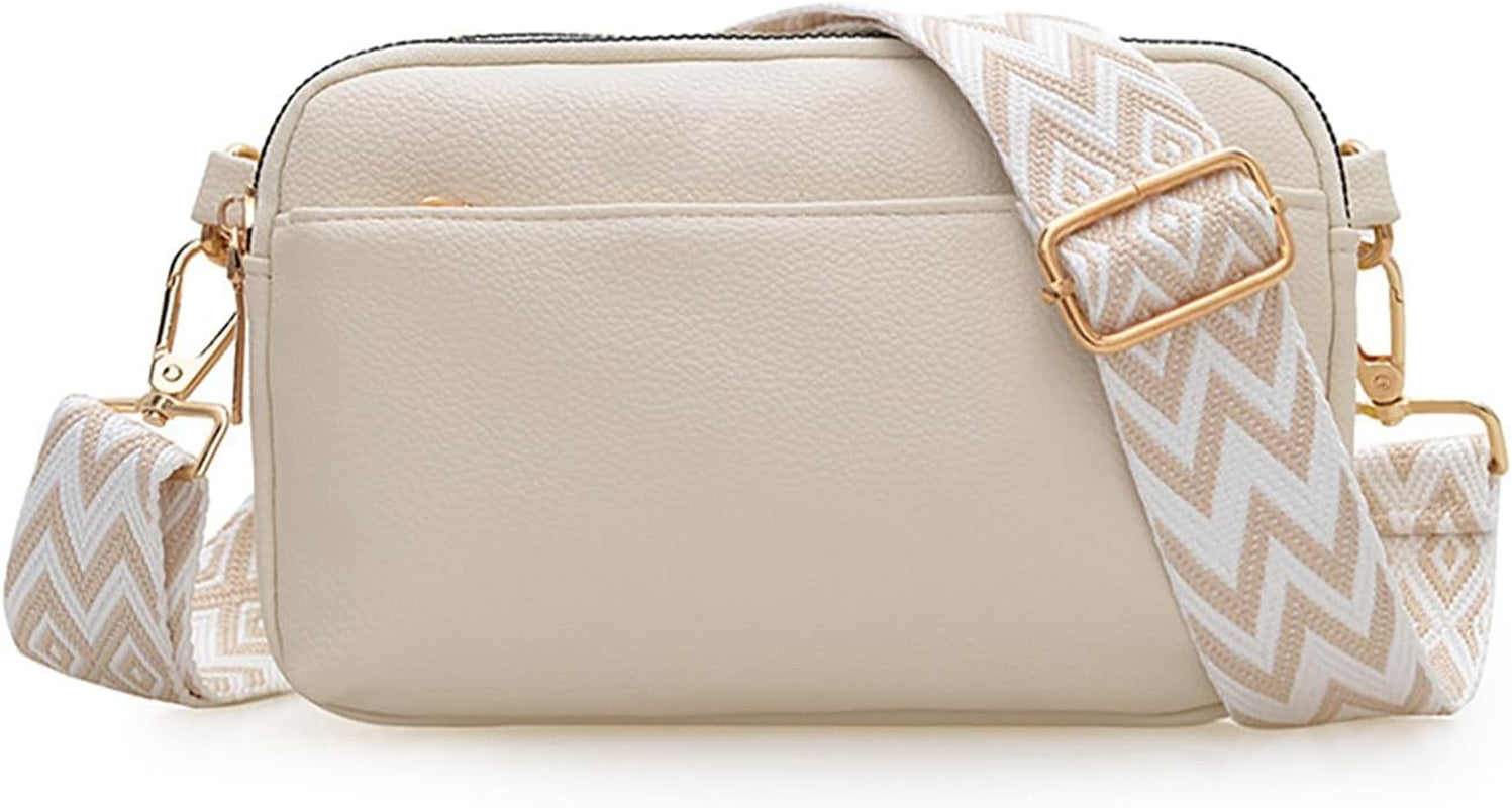 Women’s Vegan Leather Crossbody Bag – Adjustable Shoulder Purse
