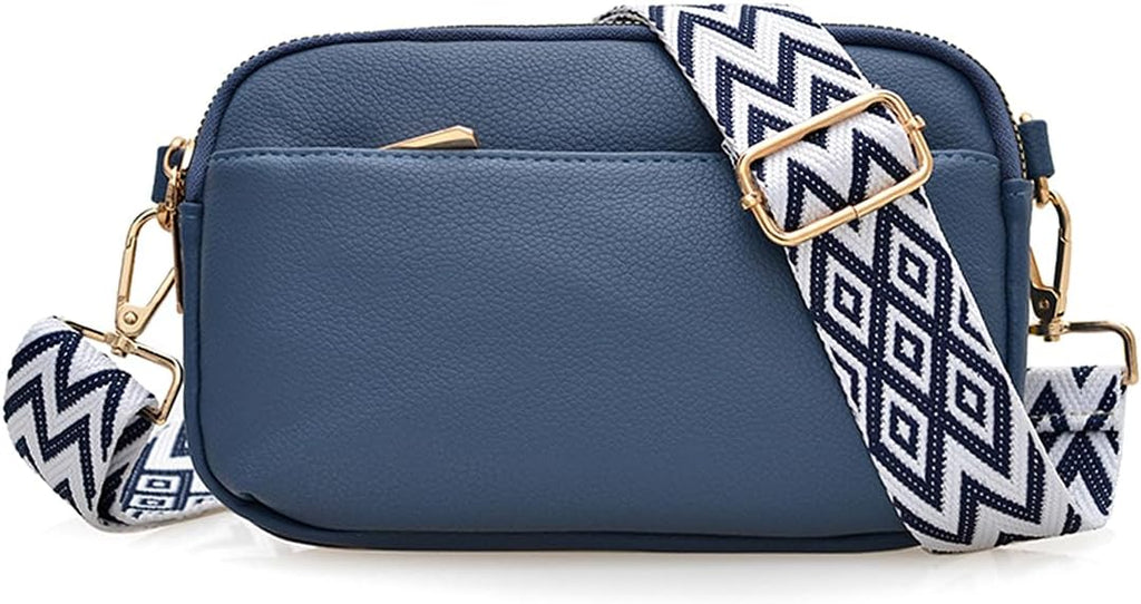 Women’s Vegan Leather Crossbody Bag – Adjustable Shoulder Purse