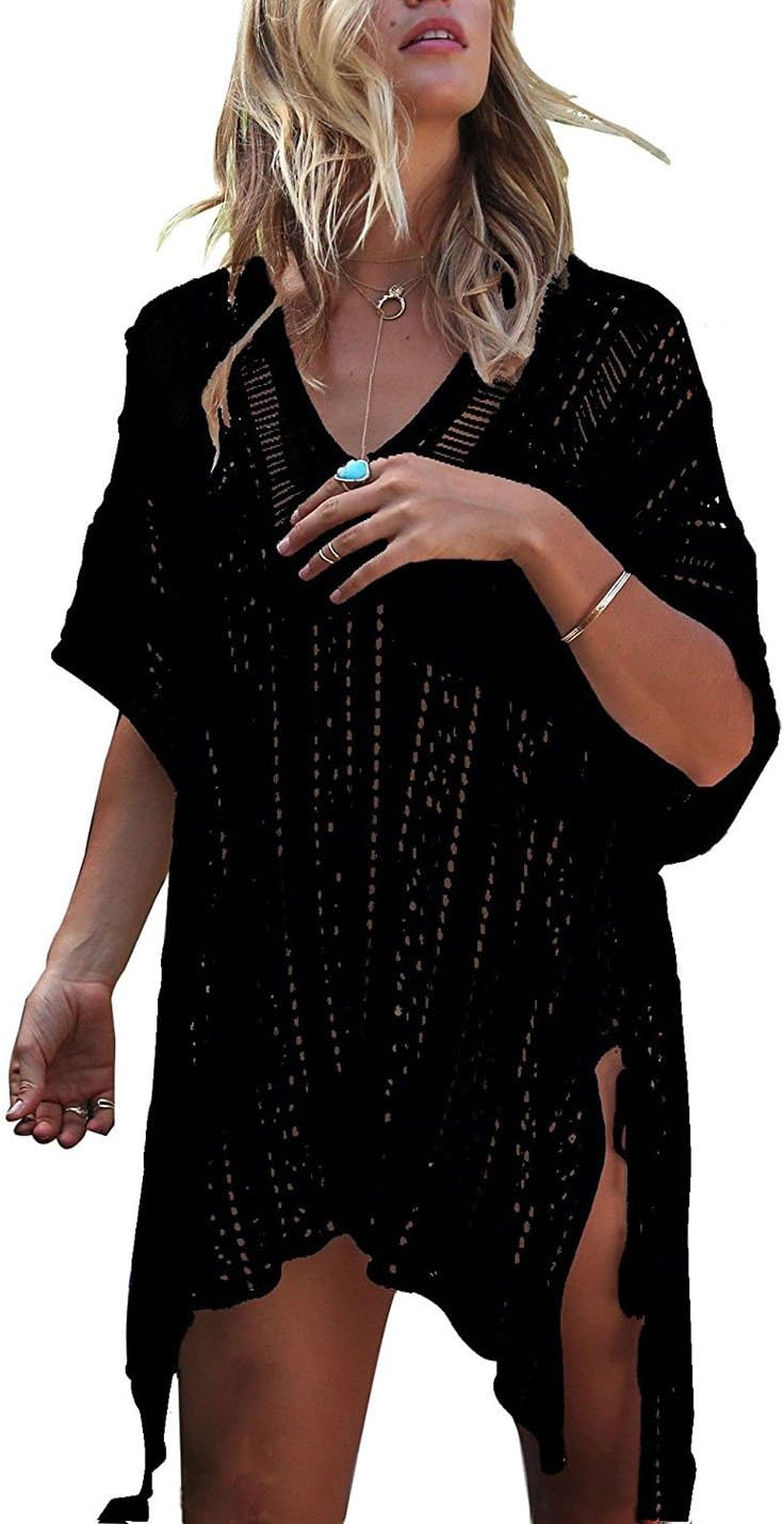 Women’s Crochet Bikini Cover-Up – Summer Beach Swimsuit Swimwear