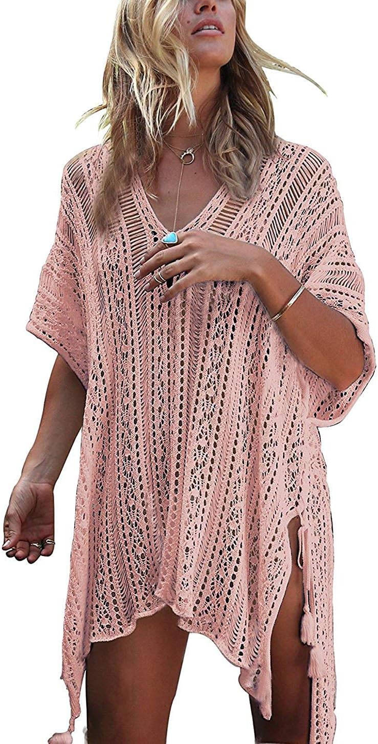 Women’s Crochet Bikini Cover-Up – Summer Beach Swimsuit Swimwear
