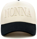 Gifts for Grandma, Adjustable Embroidered Vintage Two Tone Trucker Hat for Mimi Nonna Nana