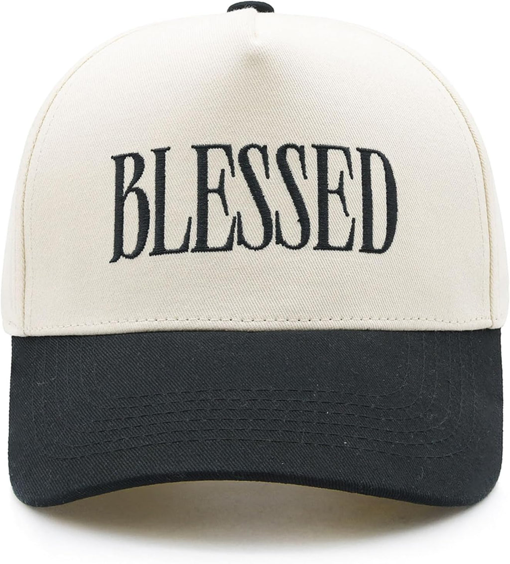 Blessed Trucker Hat – Vintage Embroidered Baseball Cap